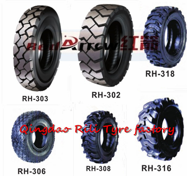 Forklift Tire with Good Traction (18X7-8 28X9-15)