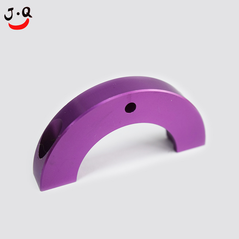 Purple Anodized Aluminum Curve Tube