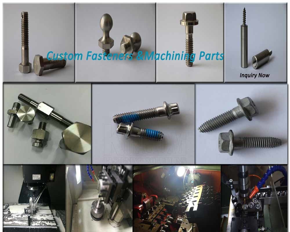 Automotive Industrial Fasteners Square Machine Step Screw