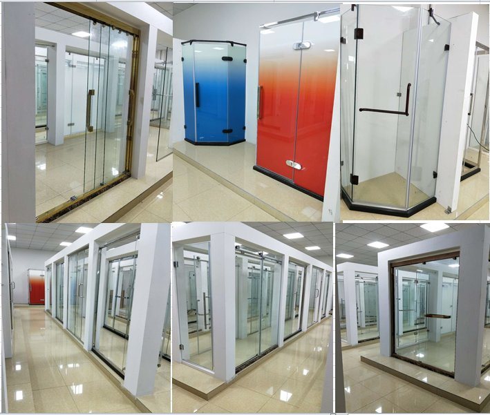 Single Glass Design Glass Panel Glass Shower Screen for Bathroom