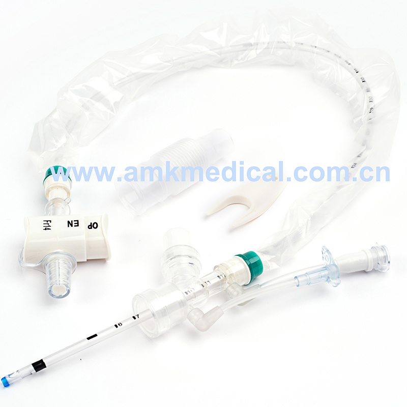 Disposable Medical 24 Hours Suction Catheter Closed System