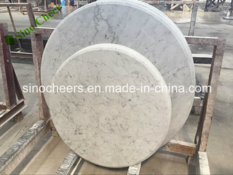 Cheap Italian Bianco Carrara White Marble Table Top