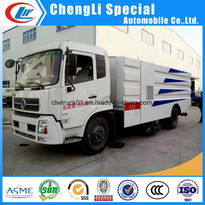 Road Sanitation Dongfeng 4X2 10cbm Tanker Efficient Sweeper Vacuum Truck