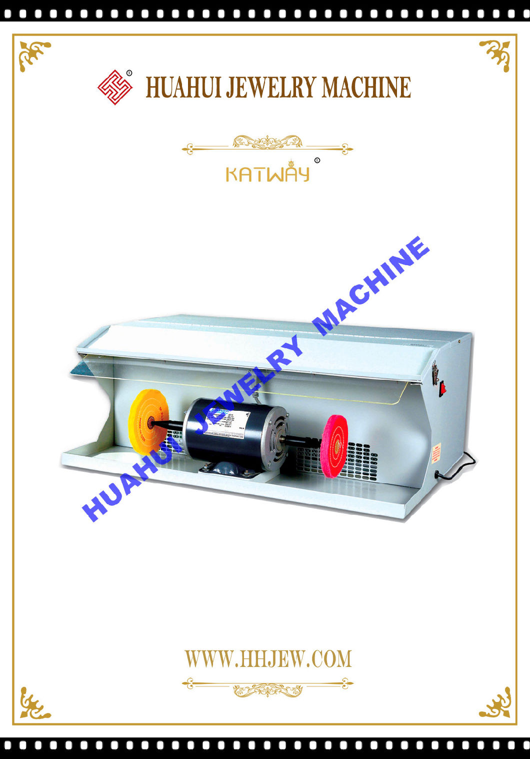 Jewelry Polishing Machine with Dust Collector Jewelry Making Tools Bench Grinder, Huahui Jewelry Machine & Jewelry Making Tools & Goldsmith Equipment