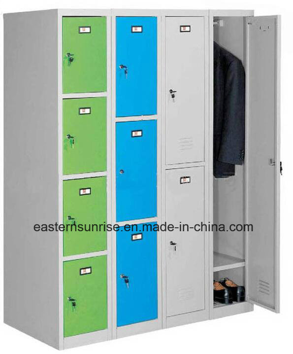 Single 3 Door Cheap Metal Storage Cabinet / Vertical Storage Cabinet Locker