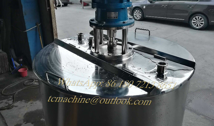 300liter Stainless Steel Batch Mixer Milk Mixing Tank Power Mixer