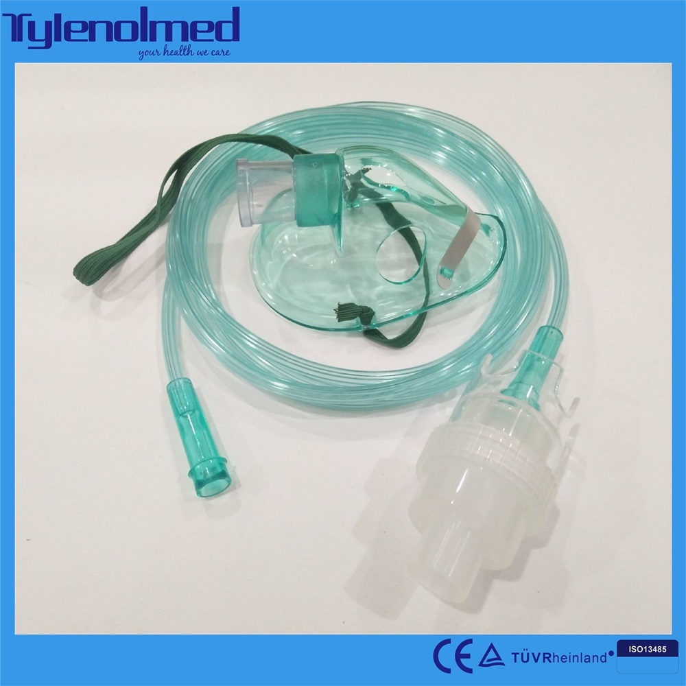 Disposable Medical PVC Nebulizer Mask with Aeresol Kit