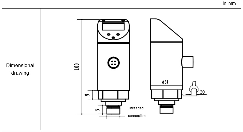 Electronic Digital Pressure Switch OLED Display 4 Digits (PCM710)