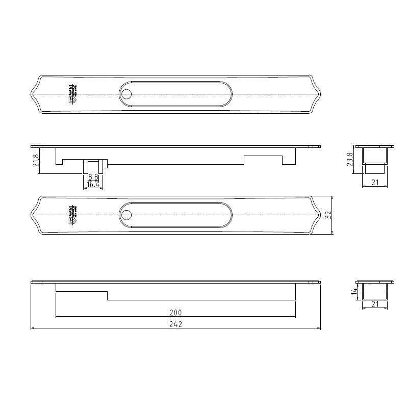 Hot Selling Products Aluminum Casement Door Handle