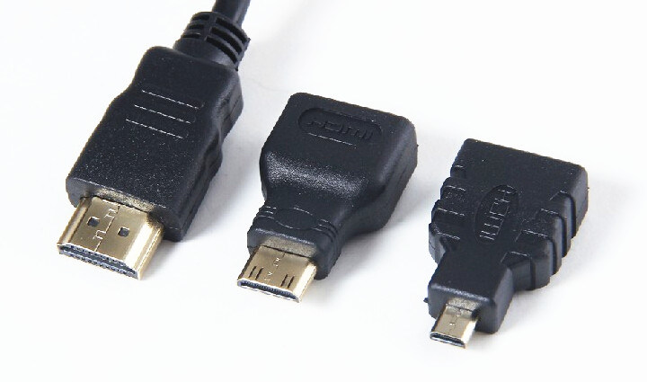HDMI to HDMI/Mini HDMI/Micro HDMI Cable 3 in 1 Kit Cable
