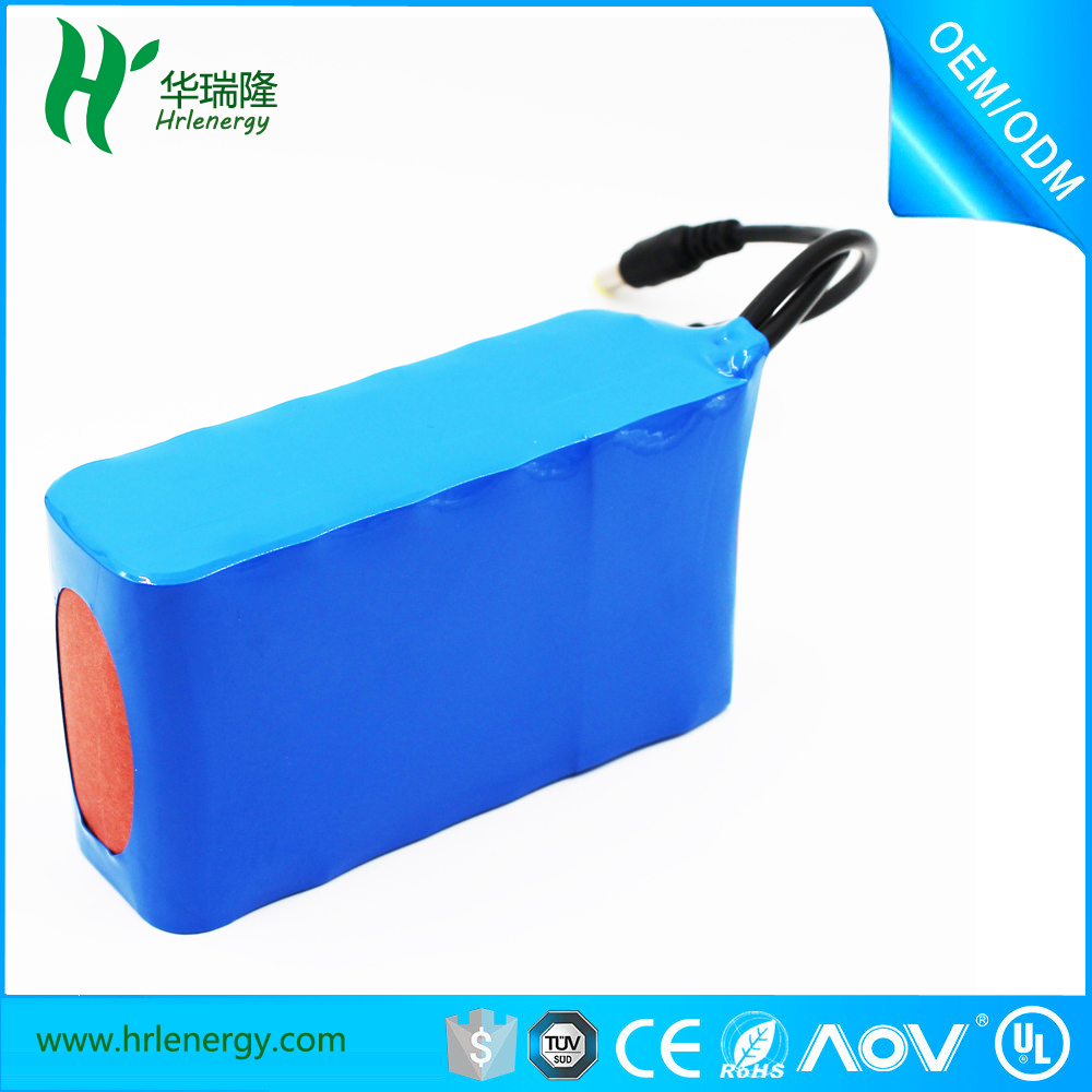 Rechargeable Lithium Ion 12V 1000mAh 18650 Li-ion Batteries Pack for Electric Scooter