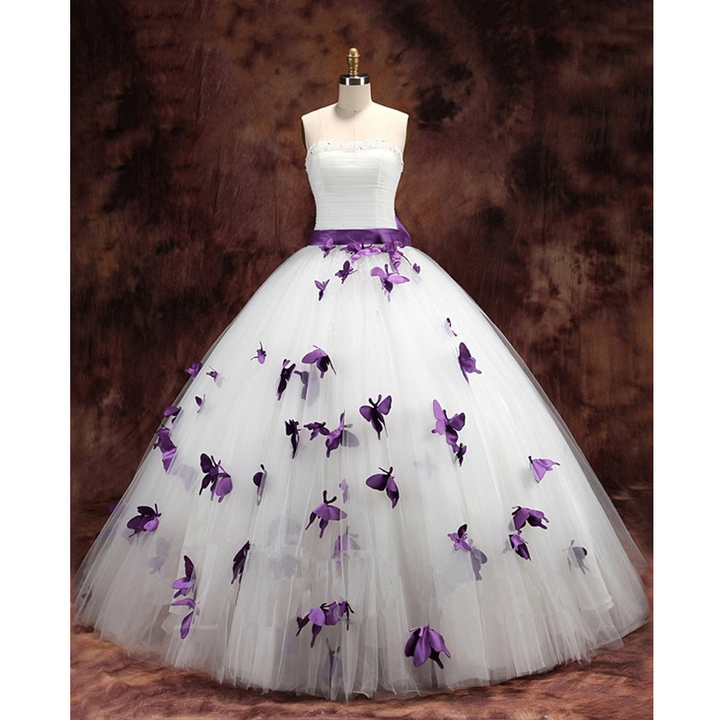 Click for More Models Butterfly Mermaid Ball-Gown Wedding Dress (Dream-100085)