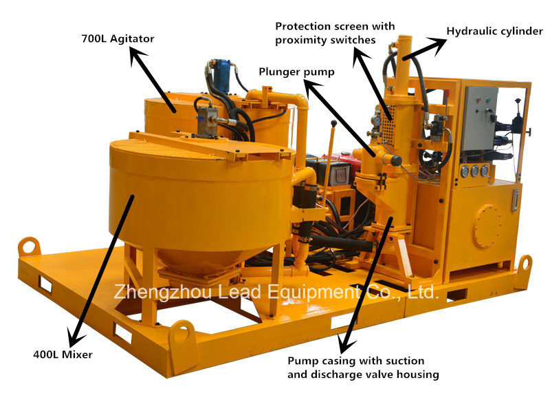 Chinese Manufacturer Diesel Jet Cement Grout Pump Plant Price