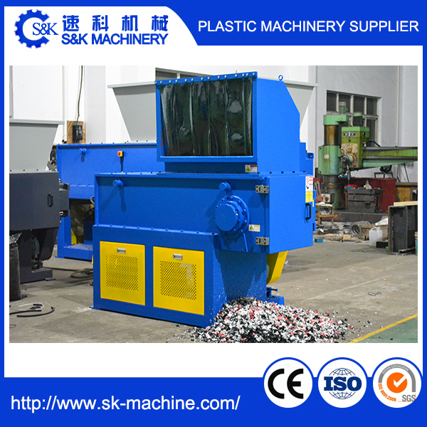 Single Shaft Shredder for Plastic PE PP Pet ABS PC Nylon Lump and Block