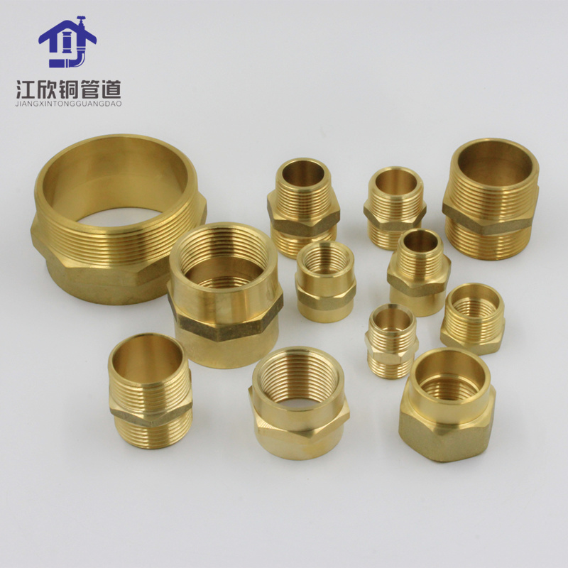 Dzr Brass Adaptor Hex Nipple Female Brass Fittings