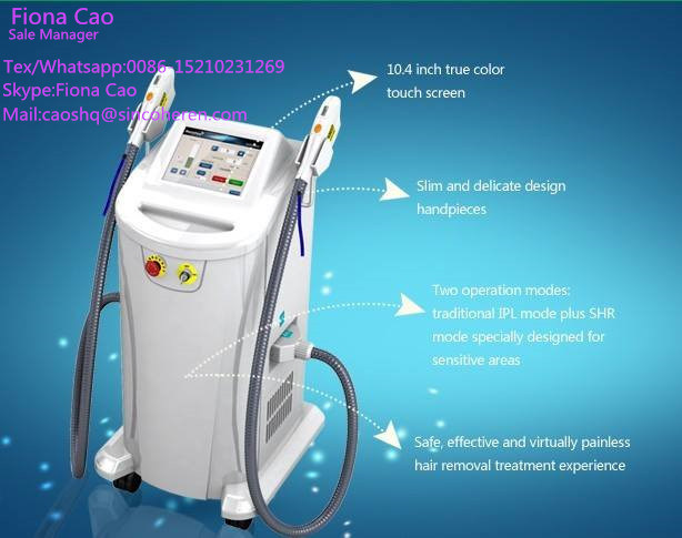 Shr IPL Hair Removal Machine with Big Spot Size