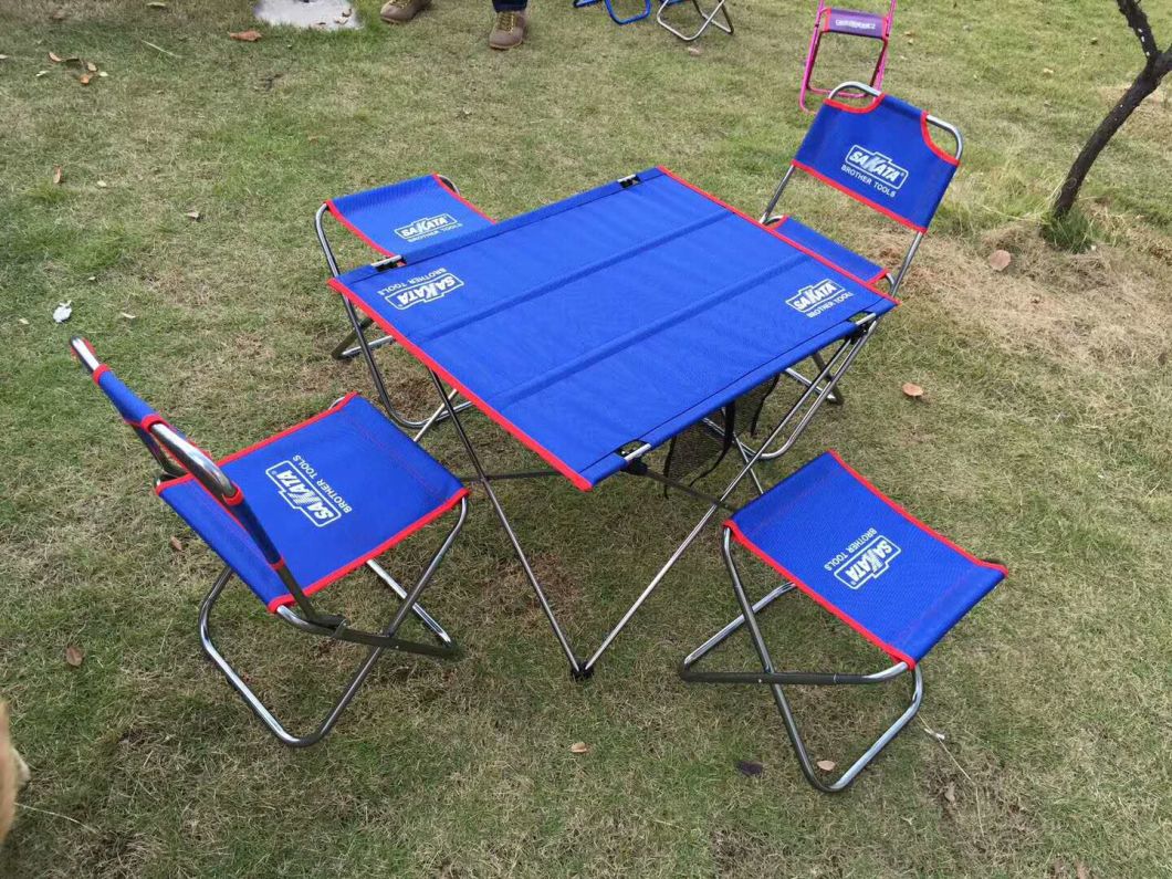 Camping Chair Table Folded in on Color Saling Box