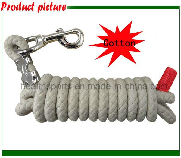 Weaver 100% Cotton Lead Rope with a Snap Hook White