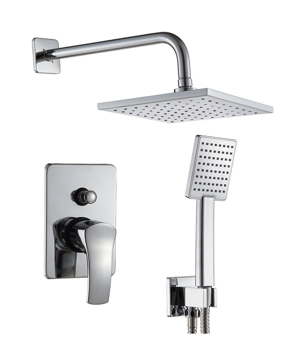 Wall Mounted Build in Shower Faucet Set (H01-205S)