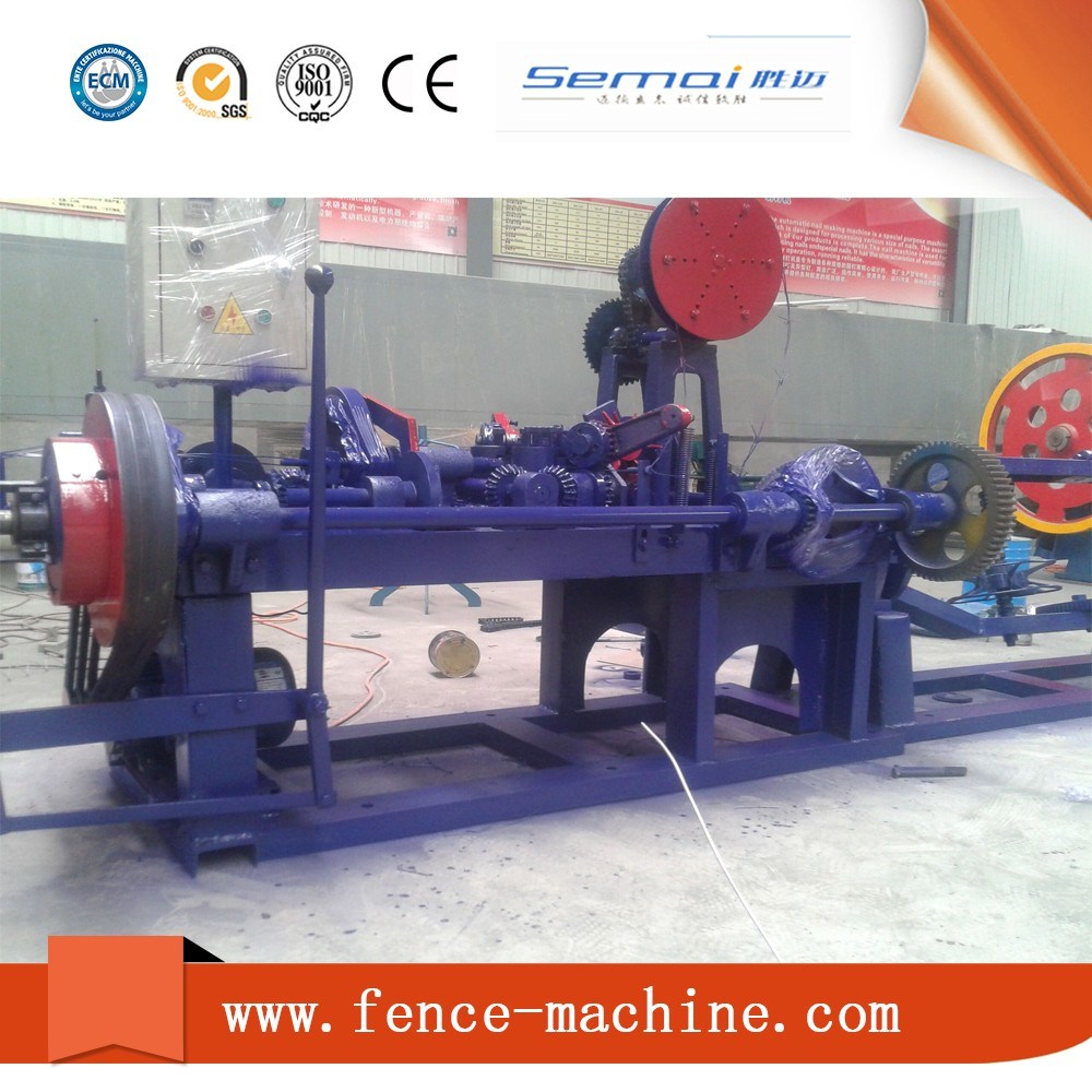 Normal and Reverse Twist Barbed Wire Making Machine