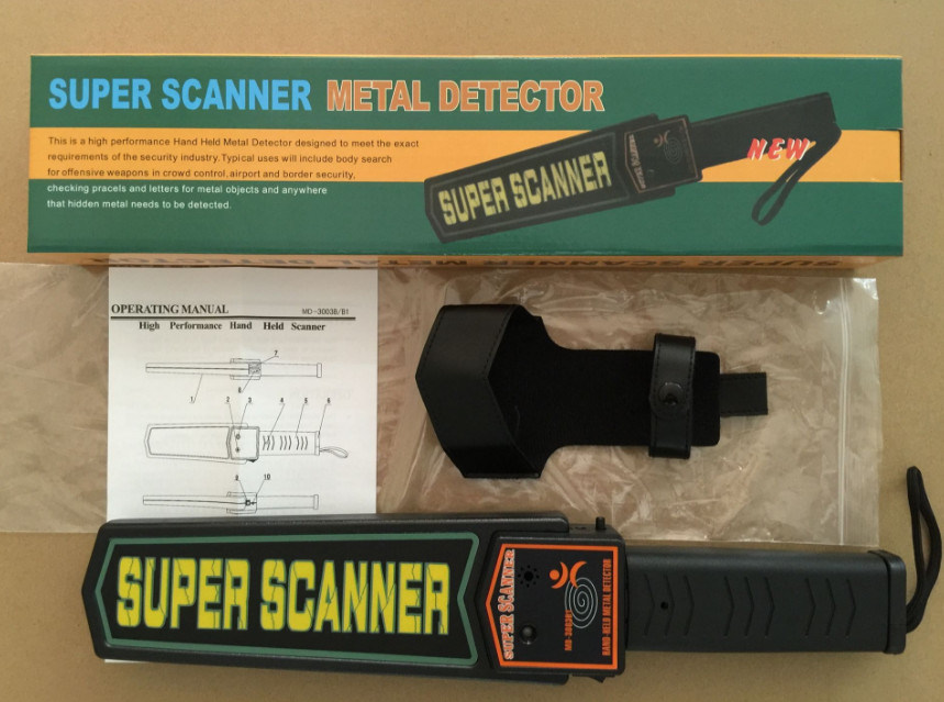 Hand Held Metal Detector Super Scanner, Body Scanner MD3003b1 (SYTCQ-05)
