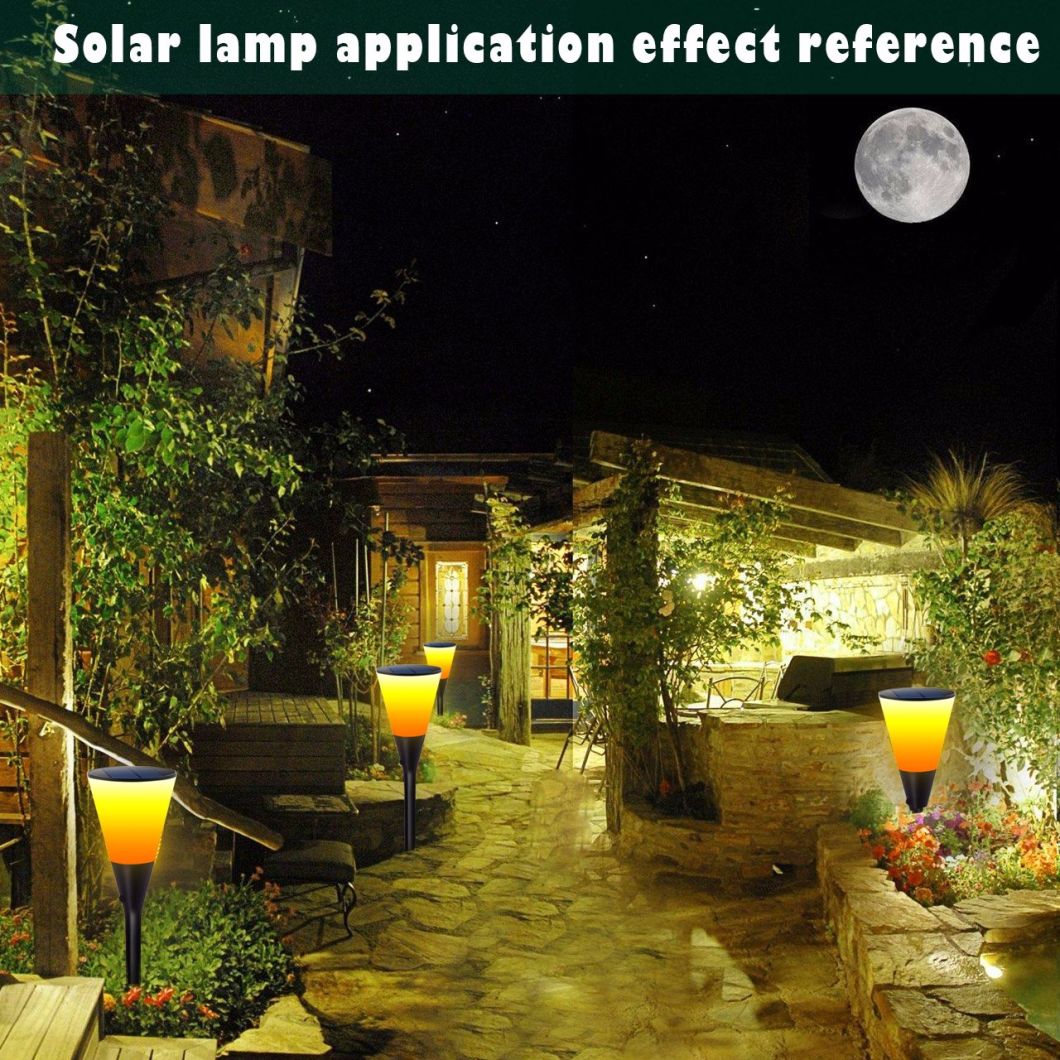 2019 Markets Solar Fire Cup Flame Balze Lawn Wall Decoration Lantern Lamp Light