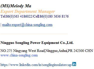 Socket&Clevis Type Cap with Ductile Iron Material for Electrical Suspension Insulator