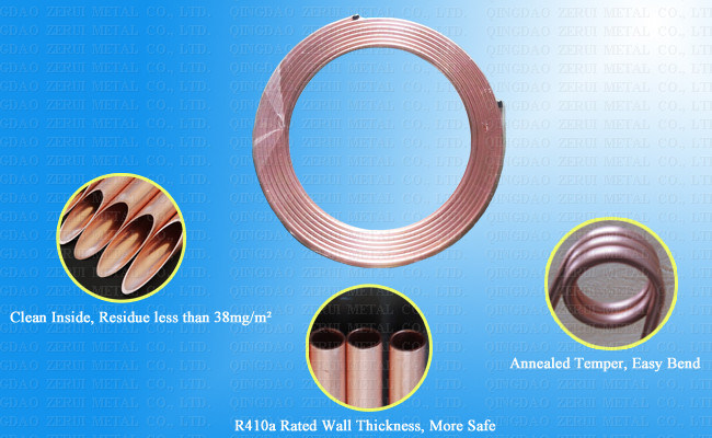 Soft Copper Pipe Tube for Split Air Conditioner