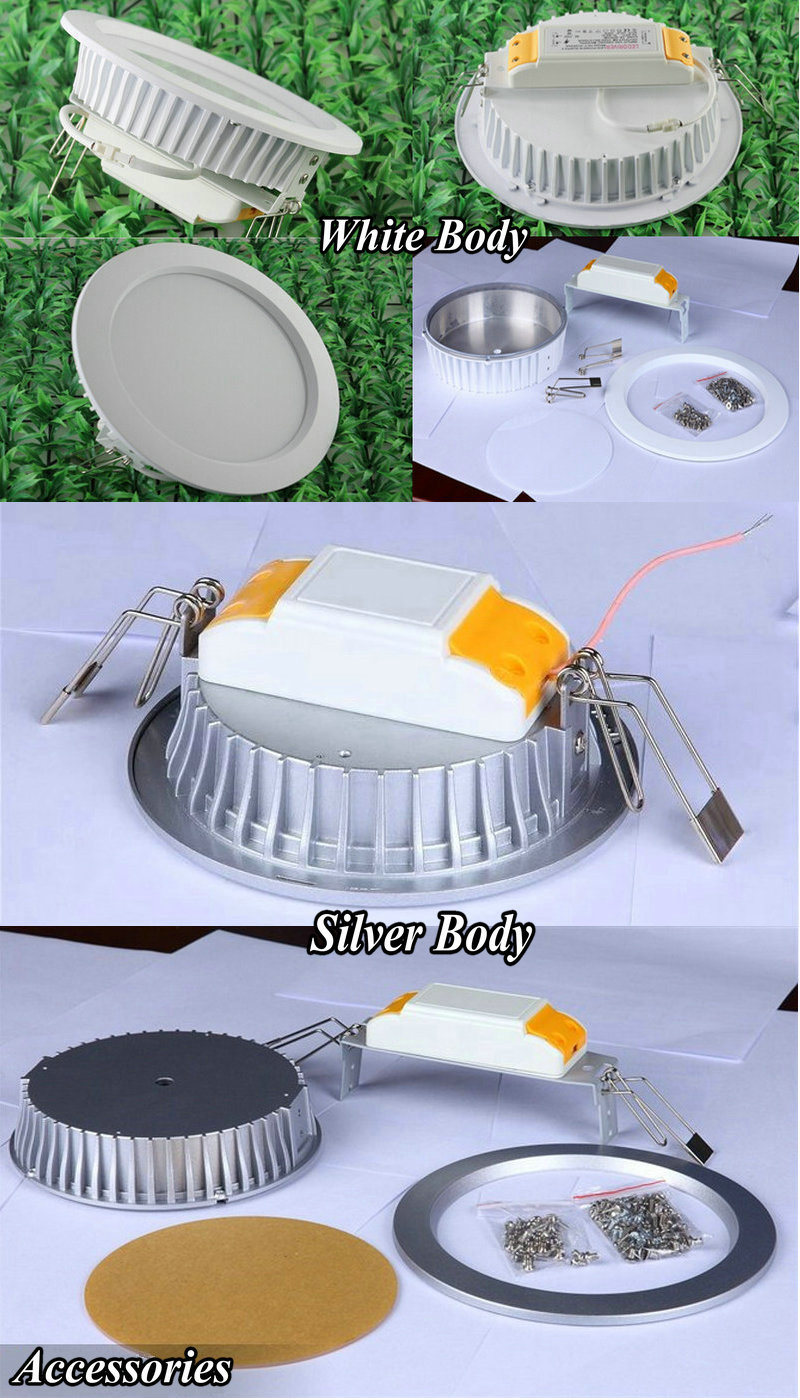 18W Round Dimmable Ceiling Recessed LED Downlight