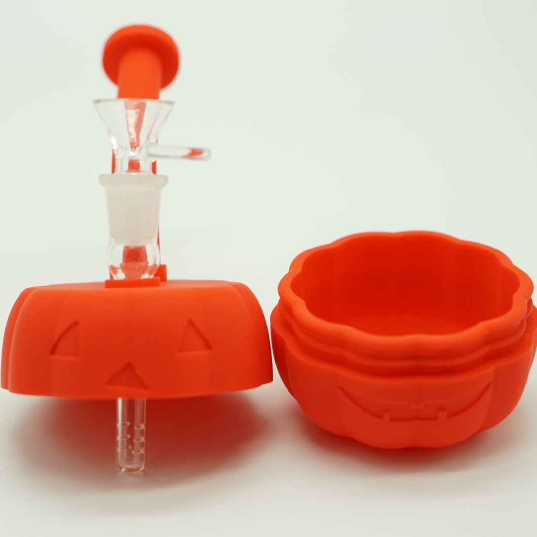 Hot Sale China Supplier Unbreakable Pumpkin Silicone Smoking Hookah