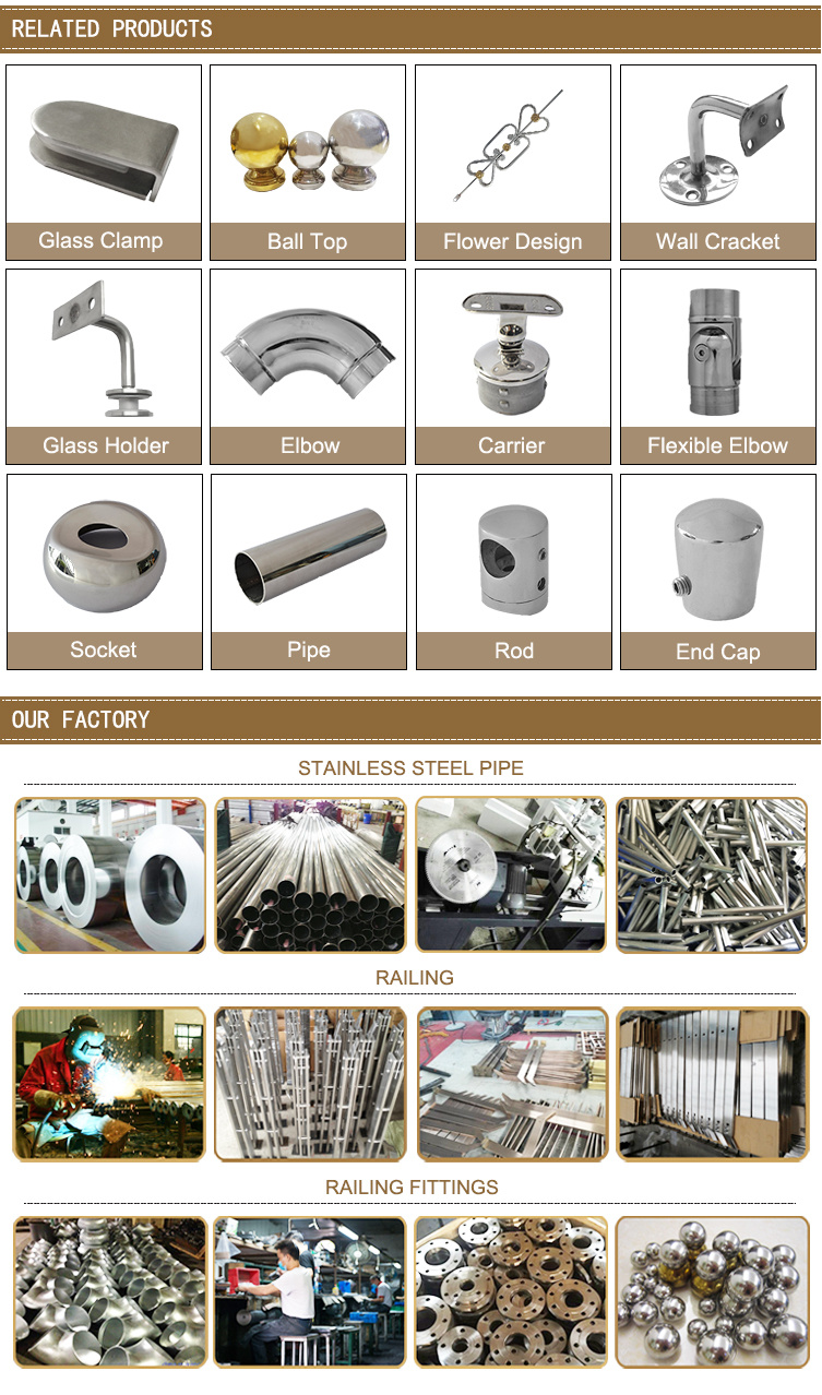 Stainless Steel Pipe Connector Handrail Tube Connector Tube Fittings