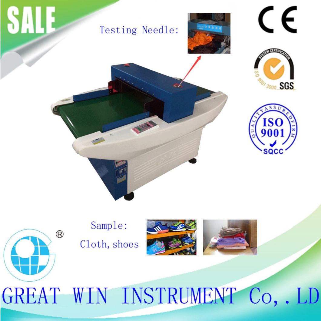 Micro-Computer Iron Nail Detecting Testing Machine/Needle Detector/Metal Detector and Fabric Inspection Machine (GW-058A)