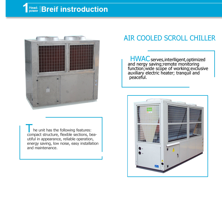 Good Quality Air Cooled Scroll Water Chiller