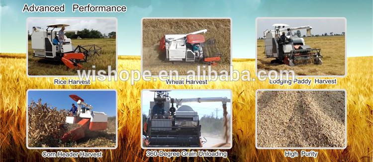 Kubota Type Rice Combine Harvester in India with Cheap Price