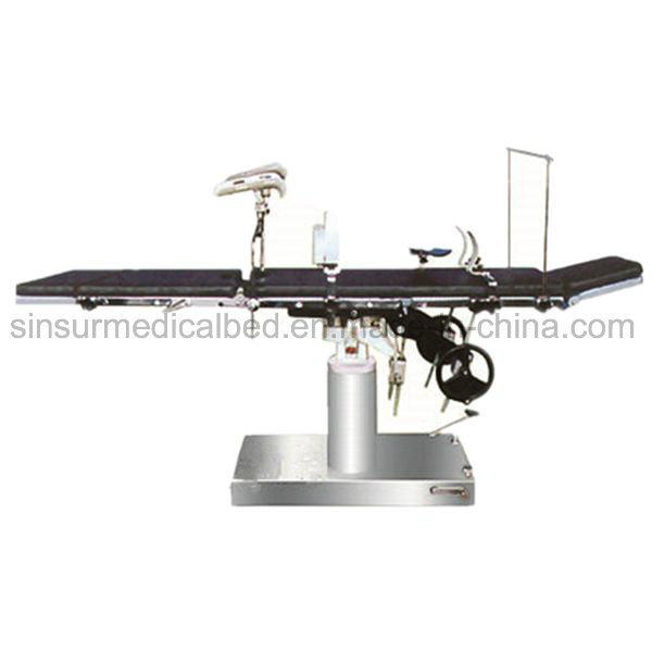 ISO/CE Approved Hospital Equipment Manual Multi-Function Hydraulic Operating Beds