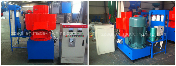 Auto Lubrication System Ring Die Biomass Wood Granulating Machine