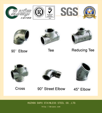 304/316 Stainless Steel Equal Tee