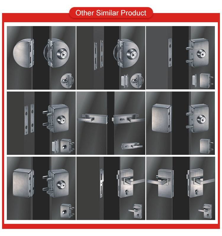 Double Lock High Quality Modern Kfc Sliding Aluminum Door Lock