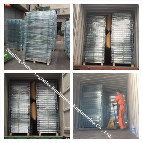 Steel Collapsible Wire Mesh Container / Storage Cage for Pallet Rack