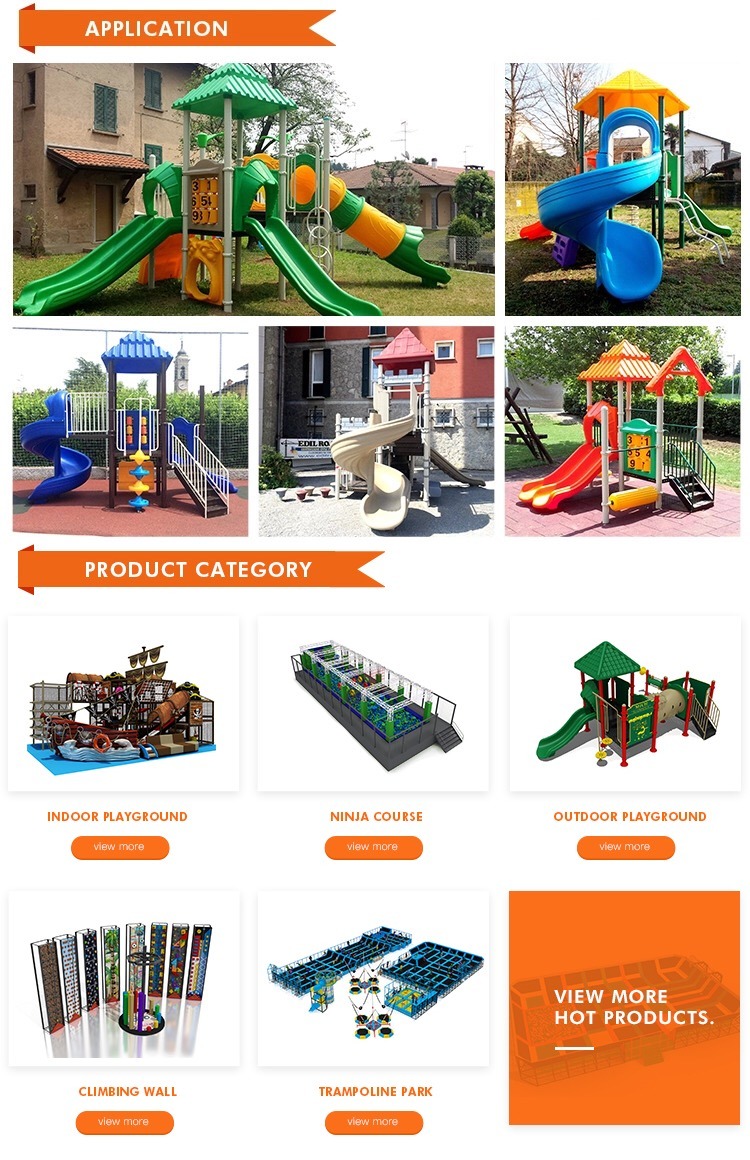 Funny Children Outdoor Playgrounds Plastic Slide