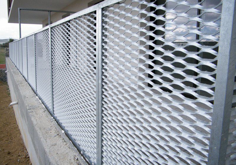 Galvanized Diamond / Hexagonal /Aluminum Expanded Metal Wire Mesh Panel Sheet