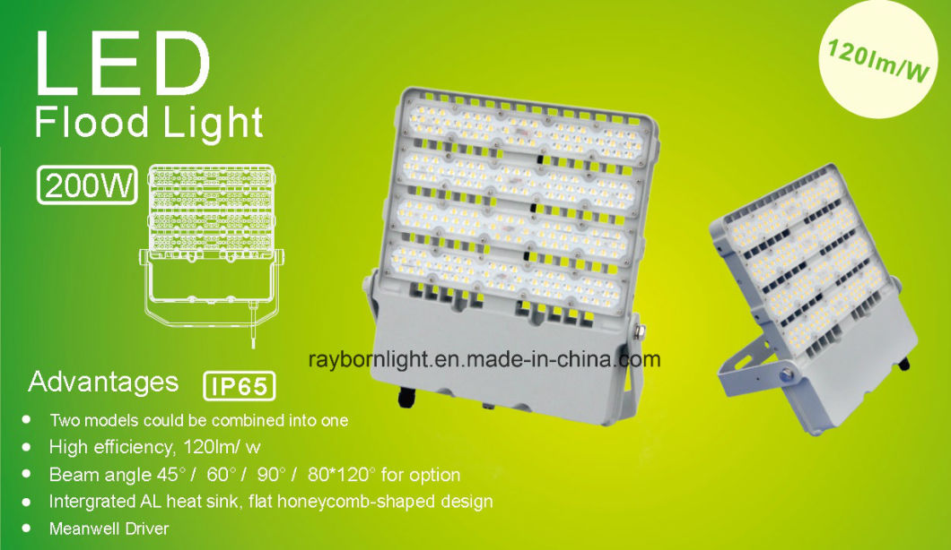 IP66 Outdoor LED Spotlight 200W for Building Bridge Decoration Lighting
