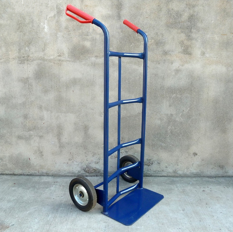 High Quality Steel Hand Truck Heavy Duty Platform Hand Trolley for Warehouse