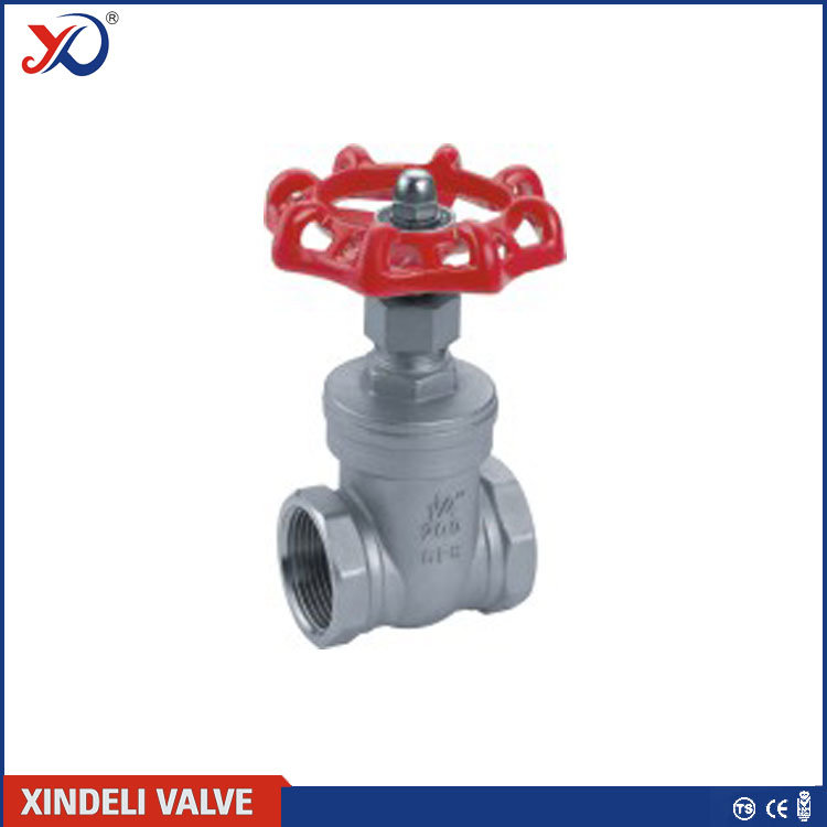 Stainless Steel Factory Screwed End Gate Valve 200wog