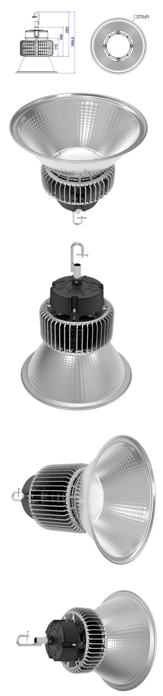 High Lumen Factory Price 200W LED High Bay Light