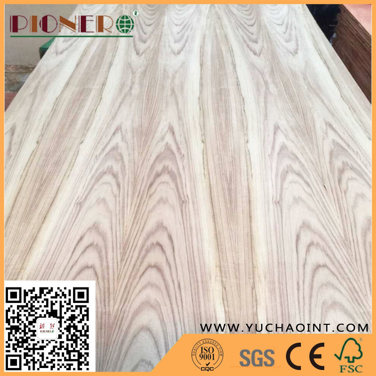 Natural Teak Veneer Faced Fancy Plywood for Furniture