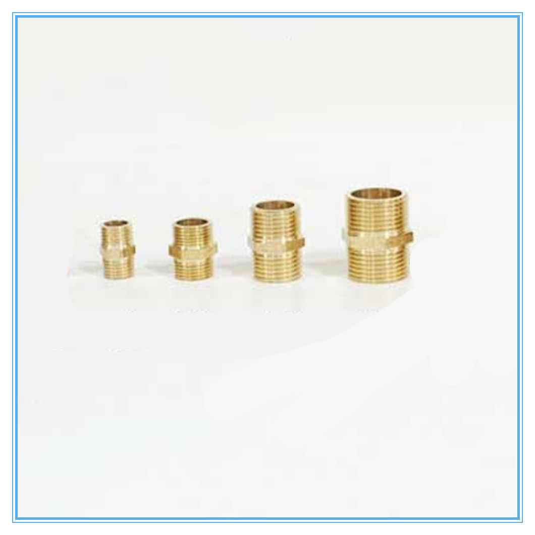 Brass Pipe Hex Nipple Fitting Quick Adapter 1/8