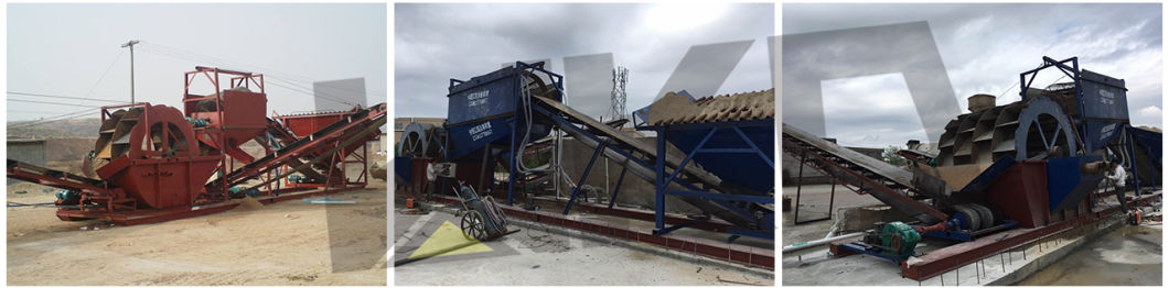 Recycling Machine Wheel Sand Washing Machine for River Sand Grading