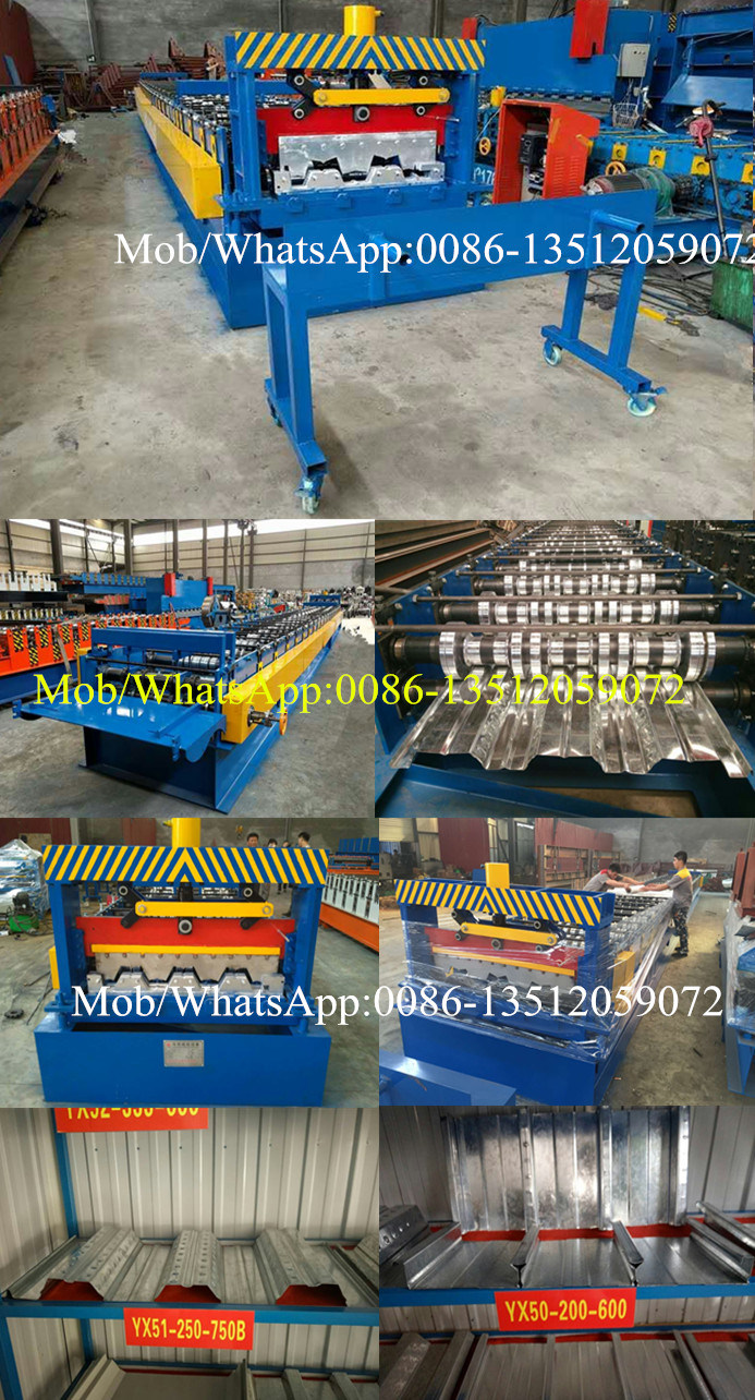 Steel Sheet Deck Floor Roll Forming Machine