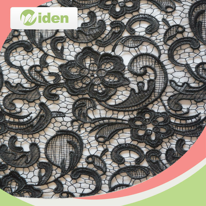 Noble Embroidery 100 % Polyester Chemical Lace Fabric